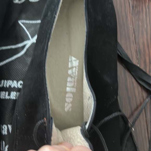 Black Men’s Argentinian Tango shoes made of suade - Picture 2 of 8